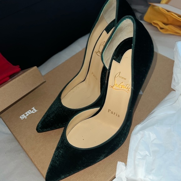 Christian Louboutin Iriza 100 Velluto Stampato - Picture 2 of 6